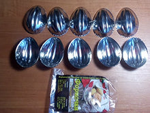 Load image into Gallery viewer, Metal mold form nuts for sweet russian nuts 50 pcs pastry oreshki
