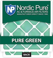Nordic Pure 18x20x1 Pure Green AC Furnace Air Filters 6 Pack
