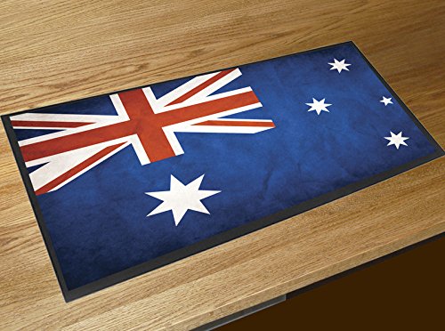 Artylicious Australian Flag bar Runner Counter mat