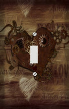 Load image into Gallery viewer, Steampunk Love Switchplate - Switch Plate Cover
