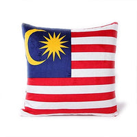 National Flag Pillow Malaysia Case Cotton My Star Sofa Home Decor Throw Cushion Cover Skin