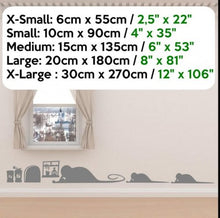 Load image into Gallery viewer, Designer - Mice And Mouse Hole - Fabulous Vinyl Wall Sticker (Large: 20cm x 1...
