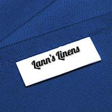 Load image into Gallery viewer, Lann&#39;s Linens - 1 Dozen 20&quot; Oversized Cloth Dinner Table Napkins - Machine Washable Restaurant/Wedding/Hotel Quality Polyester Fabric - Royal Blue
