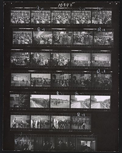 ClassicPix Photo Print 24x30: Civil Rights March On Washington, D.C, 1963, Contact Sheet 2