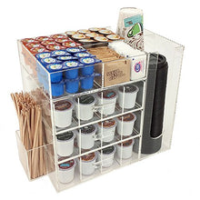 Load image into Gallery viewer, OnDisplay Acrylic Coffee Station with Drawers for Keurig K-Cup Coffee Pods
