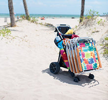 Load image into Gallery viewer, Rio Beach Wonder Wheeler Wide Beach Utility Foldable Cart
