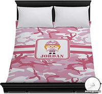 RNK Shops Pink Camo Duvet Cover - Full/Queen (Personalized)