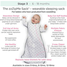 Load image into Gallery viewer, SwaddleDesigns Cotton Sleeping Sack with 2-Way Zipper, Made in USA, Premium Cotton Flannel, Very Berry Little Chickies, 3-6MO
