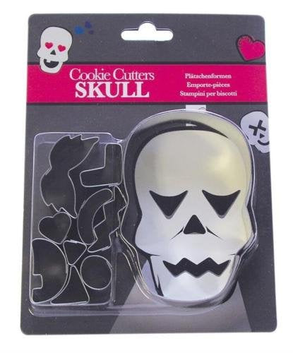 Anniversary House Skull Decorating Cookie Cutter Set