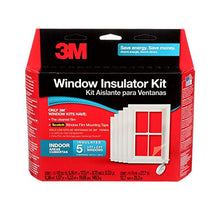 Load image into Gallery viewer, 3M Indoor Window Insulator Kit, Window Insulation Film for Heat and Cold, 5 - 3&#39;x5&#39; Windows
