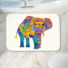 Load image into Gallery viewer, DiaNoche Designs Memory Foam Bath or Kitchen Mats by Pom Graphic Design - Whimsical Elephant I, Large 36 x 24 in
