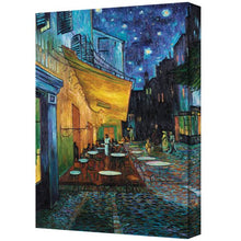 Load image into Gallery viewer, The Art Wall Vincent Van Gogh The Cafe Terrace on The Place du Fourm, 12 by 18-Inch Arles Gallery Wrapped Canvas
