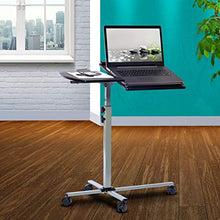 Load image into Gallery viewer, Techni Mobili Rolling Adjustable Laptop Cart, Graphite

