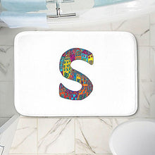 Load image into Gallery viewer, DiaNoche Designs Memory Foam Bath or Kitchen Mats by Dora Ficher - Letter S, Large 36 x 24 in

