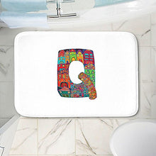 Load image into Gallery viewer, DiaNoche Designs Memory Foam Bath or Kitchen Mats by Dora Ficher - Letter Q, Large 36 x 24 in
