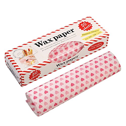 50 Sheets Waterproof Floral Tissue Wrapping Paper for Flowers