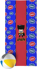 Load image into Gallery viewer, RNK Shops Superhero Beach Towel (Personalized)
