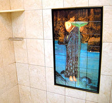 Load image into Gallery viewer, Tile Mural Circe Invidiosa by John William Waterhouse - Art Kitchen Bathroom Shower Wall Backsplash Splashback 3x7 6&quot; Marble, Matte
