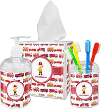 Load image into Gallery viewer, RNK Shops Firetrucks Tissue Box Cover (Personalized)
