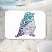 Load image into Gallery viewer, DiaNoche Designs Memory Foam Bath or Kitchen Mats by Pom Graphic Design - Duotone Penguin, Large 36 x 24 in
