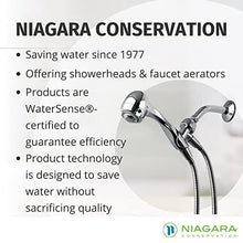Load image into Gallery viewer, Niagara Conservation - N2945CH 1.5 GPM Earth Spa High Efficiency California Compliant Handheld Showerhead in Chrome - 72&quot; Stainless Steel Hose - 3-Spray Modes - Watersense Certified - Easy to Install
