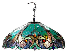 Load image into Gallery viewer, Chloe Tiffany Style Victorian Design 2-light Pendant
