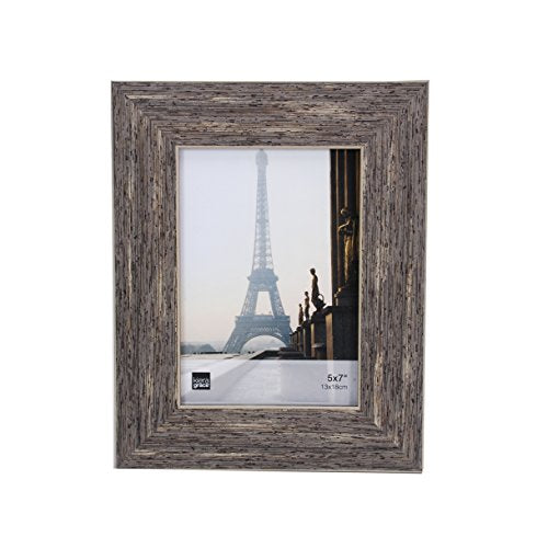 kieragrace Farmhouse luxury-frames, 5 by 7-Inch, Weathered Grey