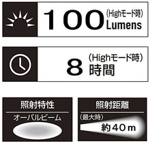 Load image into Gallery viewer, GENTOS (Jentosu) AUVA (OVA) 01 [Brightness 100 lumens/Practical Lighting 8 Hours] VA-01D
