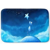 DiaNoche Designs Memory Foam Bath or Kitchen Mats by Tooshtoosh - Reach for the Sky, Large 36 x 24 in
