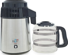 Load image into Gallery viewer, Best-In-Class Stainless Steel Water Distiller with Glass Carafe, Porcelain Nozzle Insert and Most Effective VOC Removal
