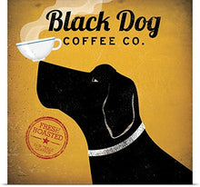 Load image into Gallery viewer, GREATBIGCANVAS Entitled Black Dog Coffee Co Poster Print, 48&quot; x 48&quot;, Multicolor
