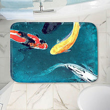 Load image into Gallery viewer, DiaNoche Designs Memory Foam Bath or Kitchen Mats by Brazen Design Studio - Water Ballet, Large 36 x 24 in
