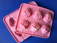 Creativemoldstore 1set New 8-3D Rose (HY1-205) Silicone Cake/Chocolate/Jelly/Pudding/Ice/Candy Baking Pan DIY Mold