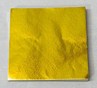Candy Molds N More 6 x 6 inch Gold Confectionery Foil Wrappers, 500 Sheets