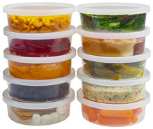 Load image into Gallery viewer, DuraHome - Deli Containers with Lids 8 oz. Leakproof - 40 Pack Plastic Microwaveable Clear Food Storage Container Premium Heavy-Duty Quality, Freezer &amp; Dishwasher Safe
