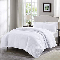 Comfort Spaces Kienna Quilt Coverlet Bedspread Ultra Soft Hypoallergenic All Season Lightweight Fill