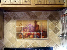 Load image into Gallery viewer, Tile Mural Fruits Bouquet by Corrado Pila - Art Kitchen Bathroom Shower Wall Backsplash Splashback 5x4 6&quot; Marble, Matte
