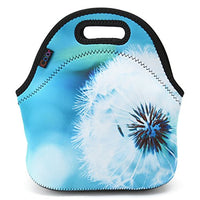 ICOLOR Dandelion Insulated Neoprene Lunch Bag Tote Handbag lunchbox Food Container Gourmet Tote Cooler warm Pouch For School work Office