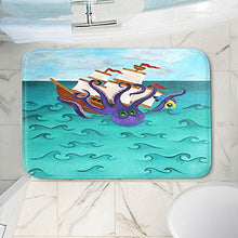 Load image into Gallery viewer, DiaNoche Designs Memory Foam Bath or Kitchen Mats by nJoy Art - Kraken, Large 36 x 24 in
