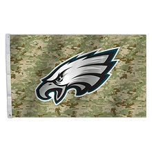 Load image into Gallery viewer, Fremont Die NFL Philadelphia Eagles 3&#39; x 5&#39; Flag with Grommets, 3 x 5-Foot, Digi Camo

