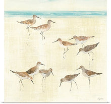 Load image into Gallery viewer, GREATBIGCANVAS Entitled Sandpipers Poster Print, 48&quot; x 48&quot;, Multicolor
