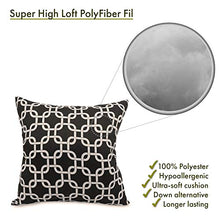 Load image into Gallery viewer, Majestic Home Goods Black Links Indoor / Outdoor Large Pillow 20&quot; L x 8&quot; W x 20&quot; H
