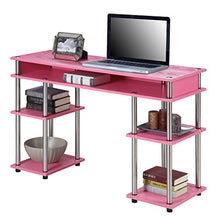 Load image into Gallery viewer, Convenience Concepts Designs2Go No Tools Student Desk, Pink
