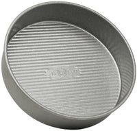 Usa Pan Bakeware 1070 Lc  Round Cake Pan, 9 Inch, Nonstick & Quick Release Coating, 9 Inch,Aluminized