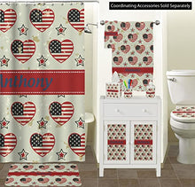 Load image into Gallery viewer, YouCustomizeIt Americana Extra Long Shower Curtain - 70&quot;x84&quot; (Personalized)
