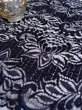 Load image into Gallery viewer, PaperLanternStore.com Vintage Black Lace Style No.1 Table Runner (12 x 108)

