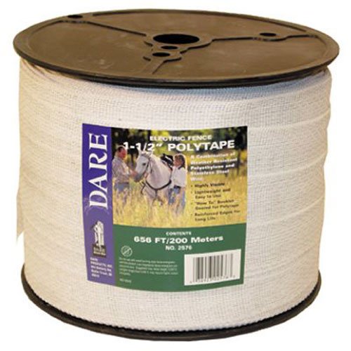 DARE PRODUCTS 2576 1-1/2 x 656 Polytape, White