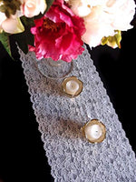 PaperLanternStore.com Vintage White Lace Style No.2 Table Runner (12 x 108)