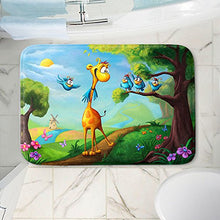 Load image into Gallery viewer, DiaNoche Designs Memory Foam Bath or Kitchen Mats by Tooshtoosh - Giraffraf, Large 36 x 24 in
