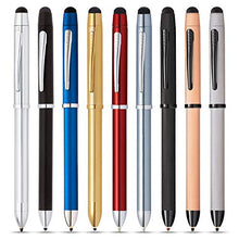 Load image into Gallery viewer, Cross Tech3+ Lustrous Chrome Multi-Function Pen with Stylus and 0.5mm Lead
